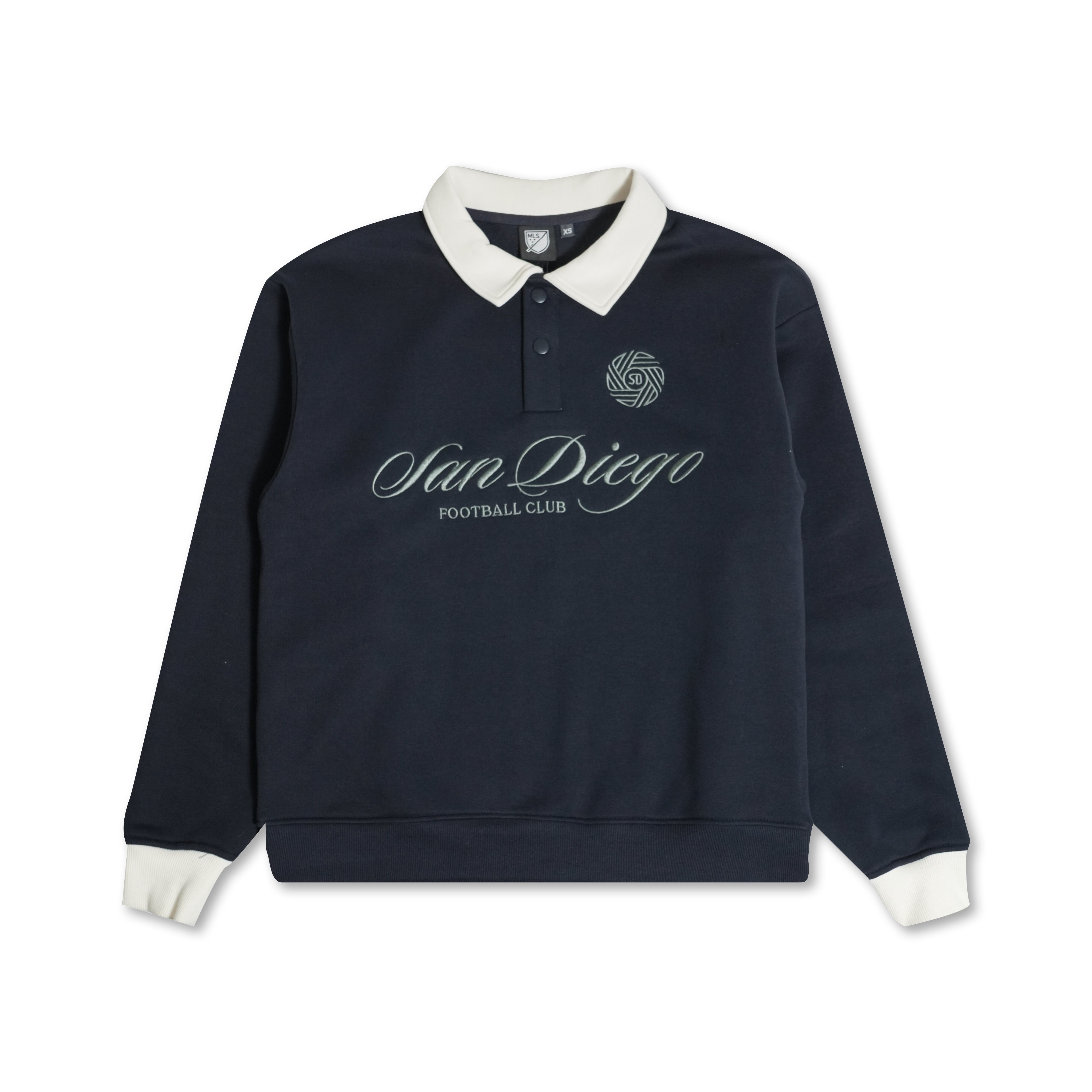 な*た様 radiall STAND COLLARED SWEATSHIRT Azul Collared Sweatshirt – San Diego FC