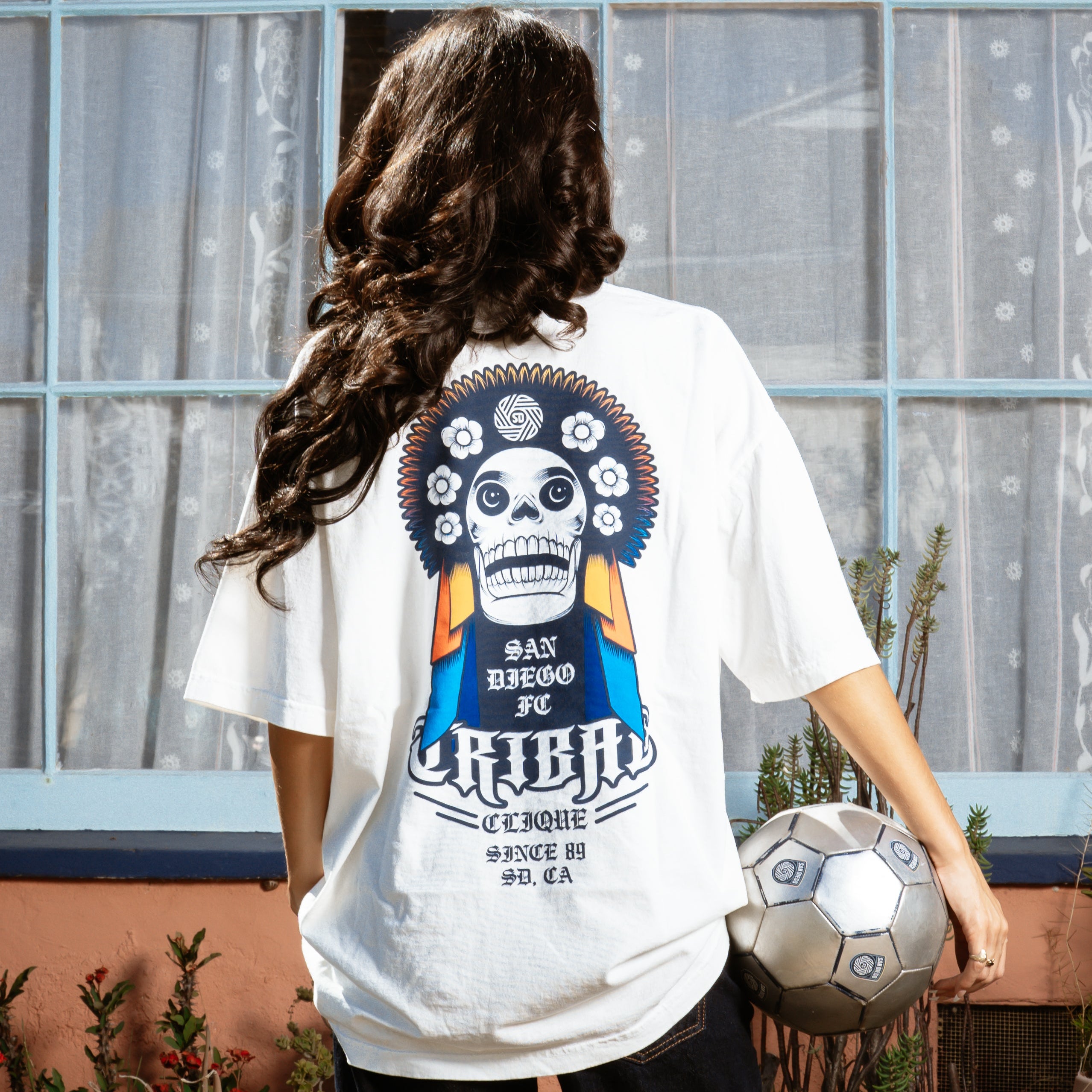 SDFC x Tribal OG Calaveras Natural Tee – San Diego FC