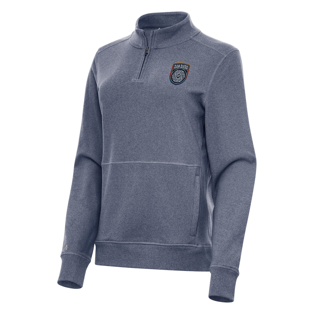 San Diego FC Womens Crush Quarter Zip Fleece