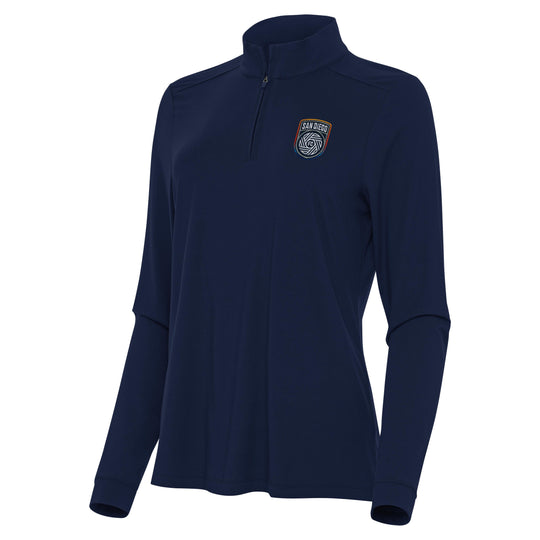 San Diego FC Womens Intent Quarter Zip Pullover