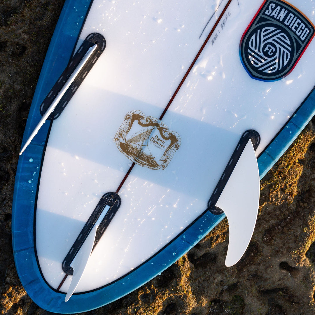 Dane Danner Custom "Turf to the Surf" Surfboard
