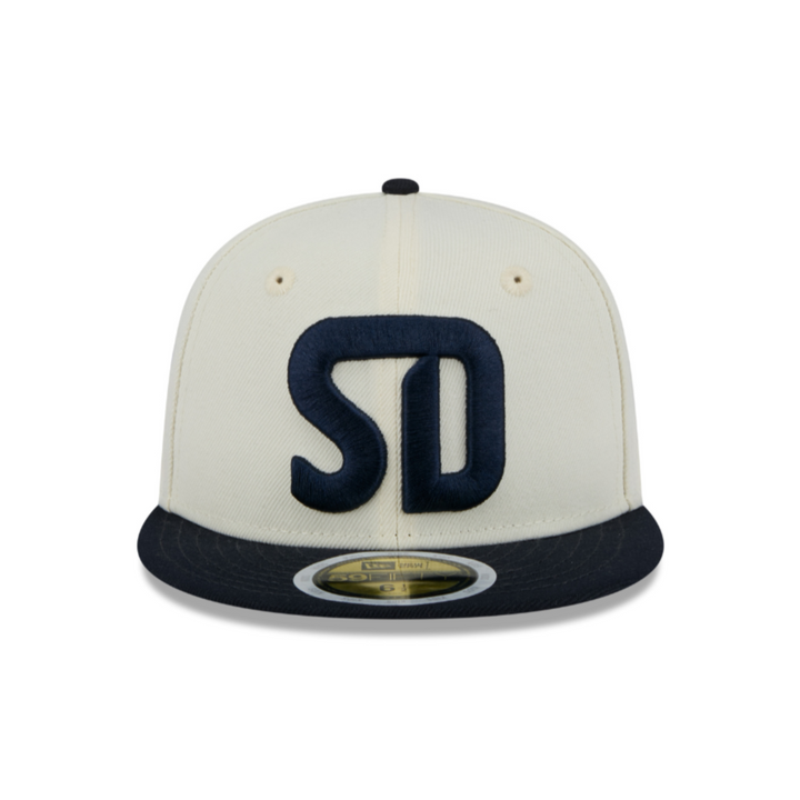 Jr. 59Fifty Cream Azul SD Fitted Cap