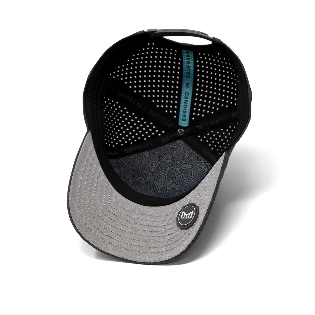 Melin Odysea Crest Heather Charcoal Snapback