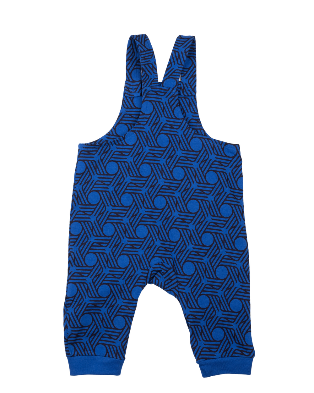 All Over Print Baby Bib Overalls