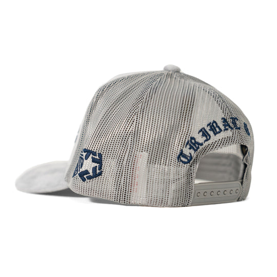 Tribal x SDFC Grey Trucker Hat