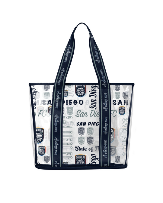 SDFC Printed Clear Tote Bag