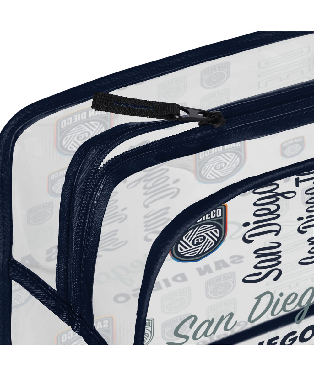 SDFC Printed Clear Cosmetic Bag