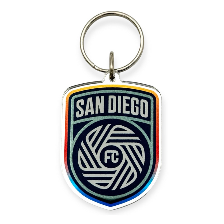 Metallic Acrylic Key Ring