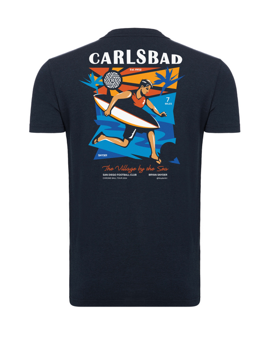 SDFC Carlsbad #8 Chrome Ball Tour Tee