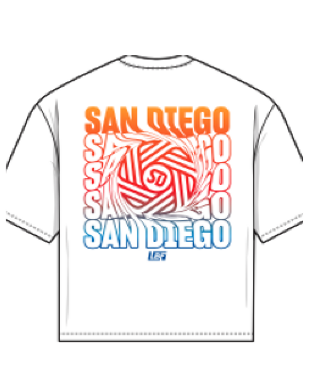 San Diego FC x LBF Crest T-shirt White
