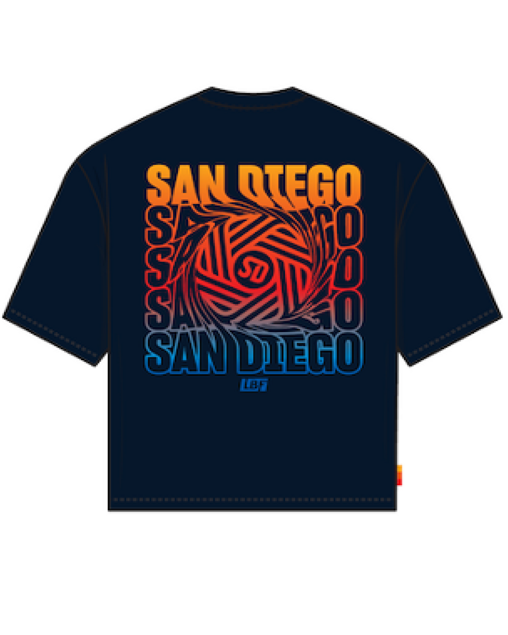San Diego FC x LBF Crest T-shirt Navy