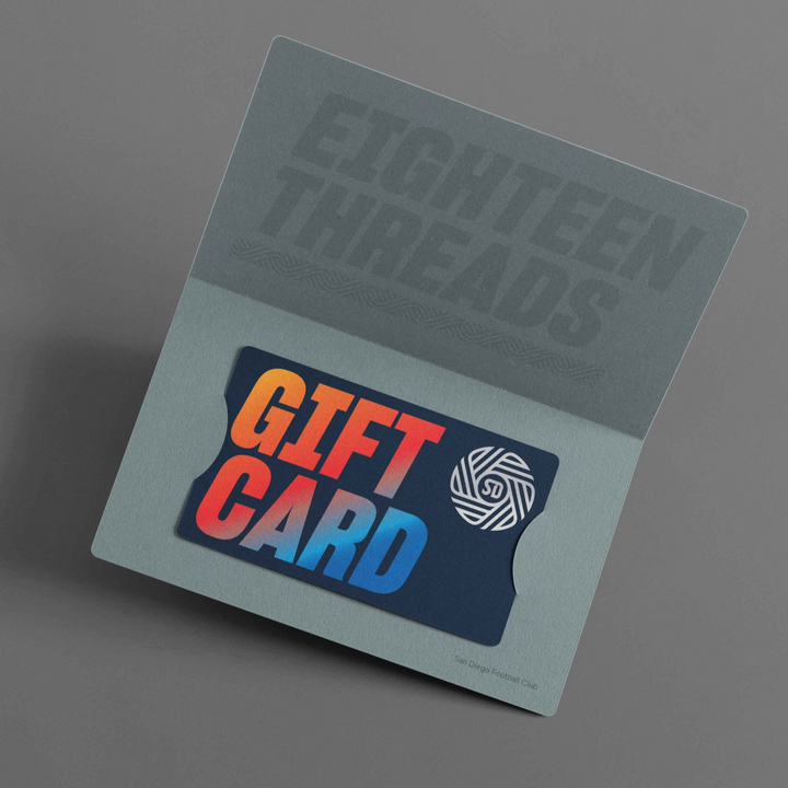 Gift Card - EIGHTEEN THREADS by San Diego Football Club