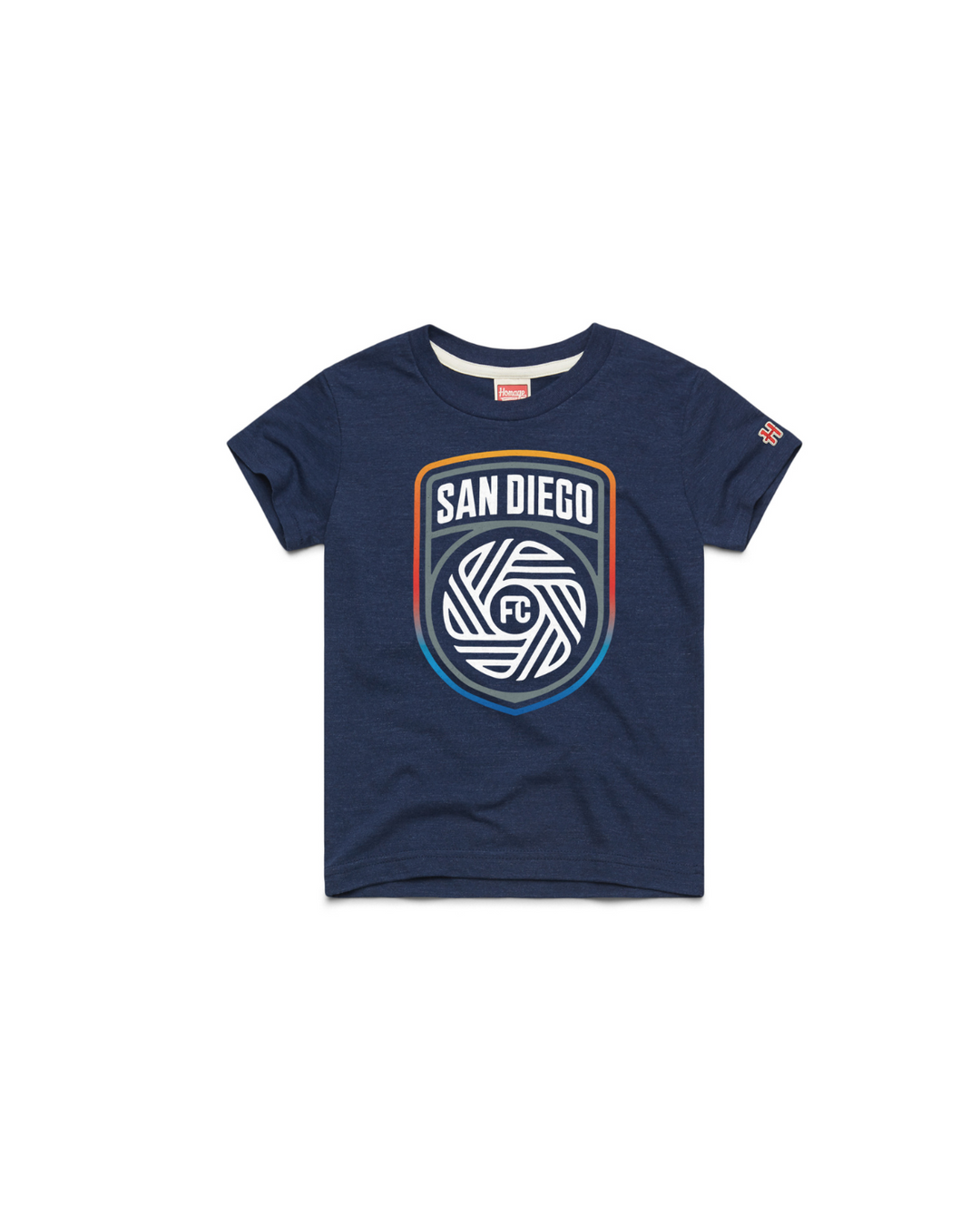 Youth Homage Navy Crest Tee