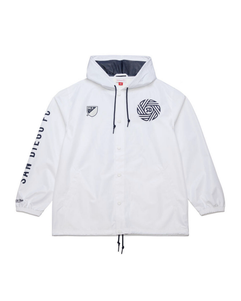 San Diego FC Hooded Coaches Jacket San Diego FC Hooded Coaches Jacket