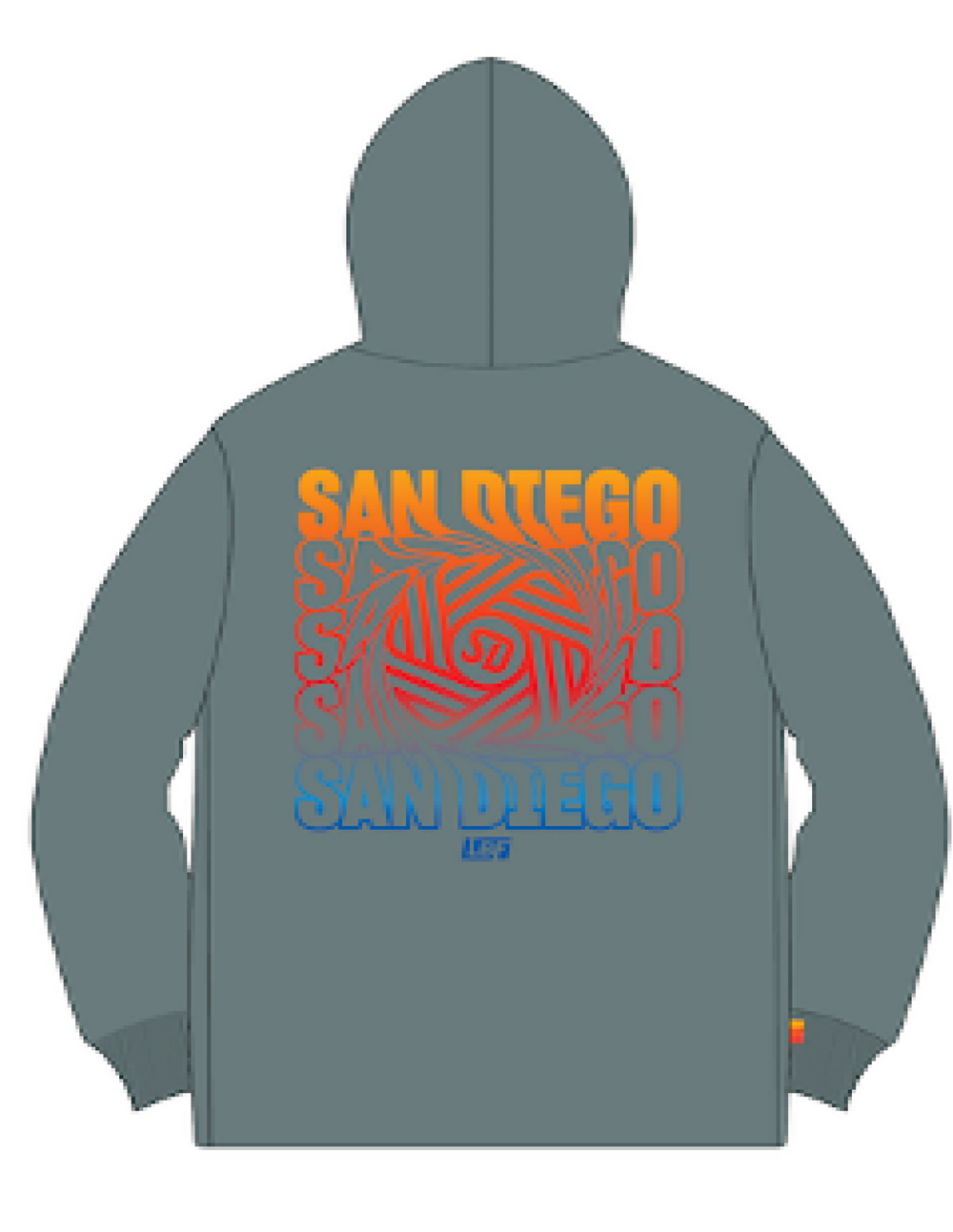 San Diego FC x LBF Crest Pullover Hood