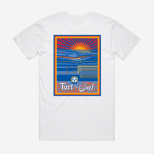 Turf to the Surf White Tee