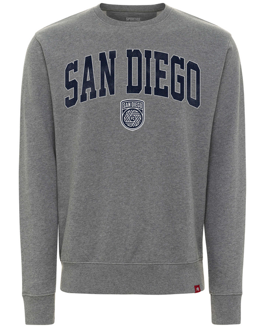 Biltmore Grey San Diego FC Crest Crewneck