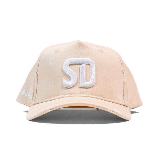 LBF Distressed SD Snapback Natural