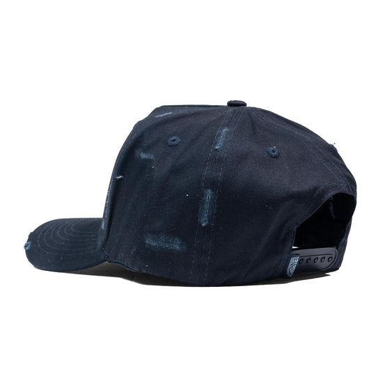 LBF Distressed Flow Snapback Azul