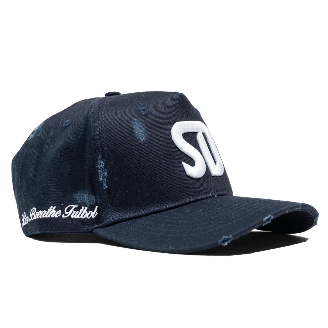 LBF Distressed SD Snapback AZUL