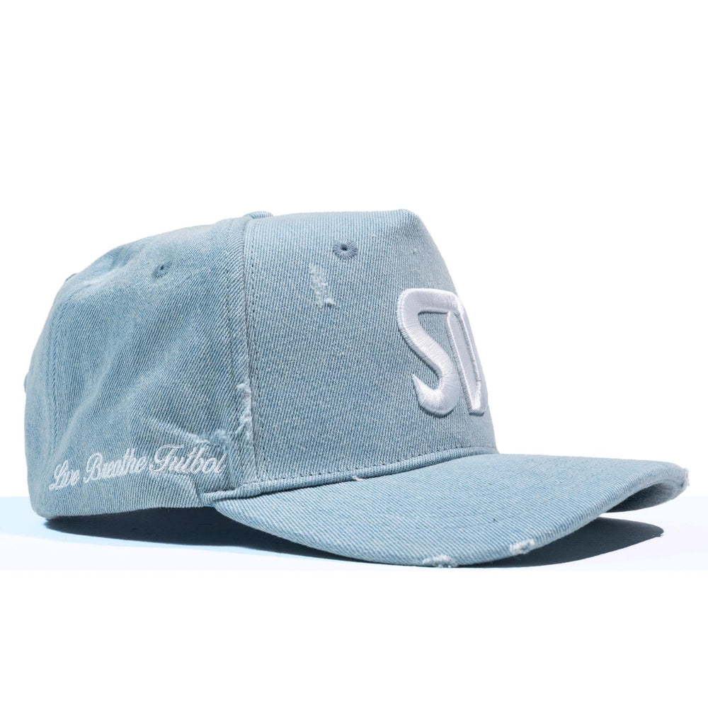 LBF Distressed SD Snapback Denim