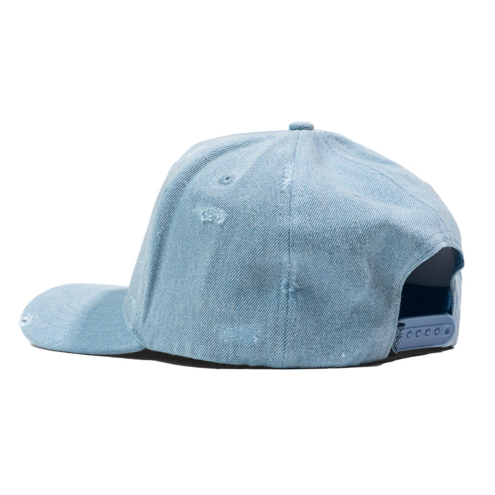 LBF Distressed Flow Snapback Denim