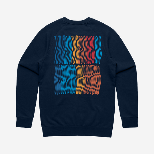 Two Cultures Navy Crewneck