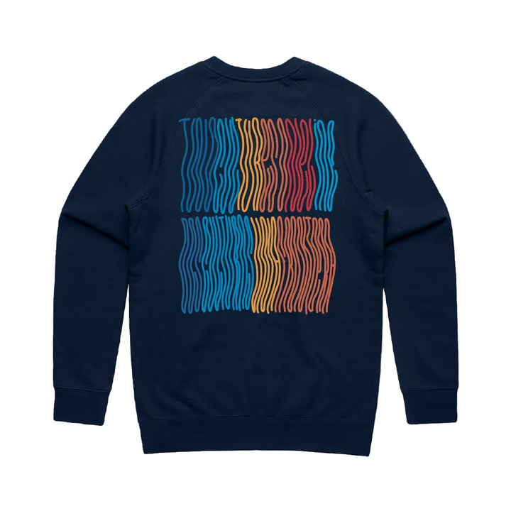 Two Cultures Navy Crewneck