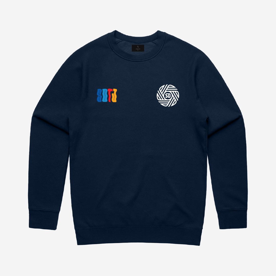 Two Cultures Navy Crewneck