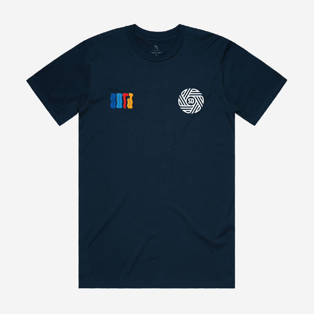 Two Cultures Navy Tee