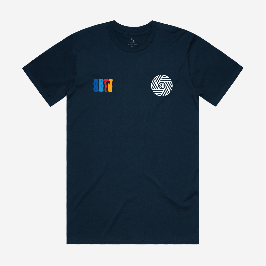 Two Cultures Navy Tee