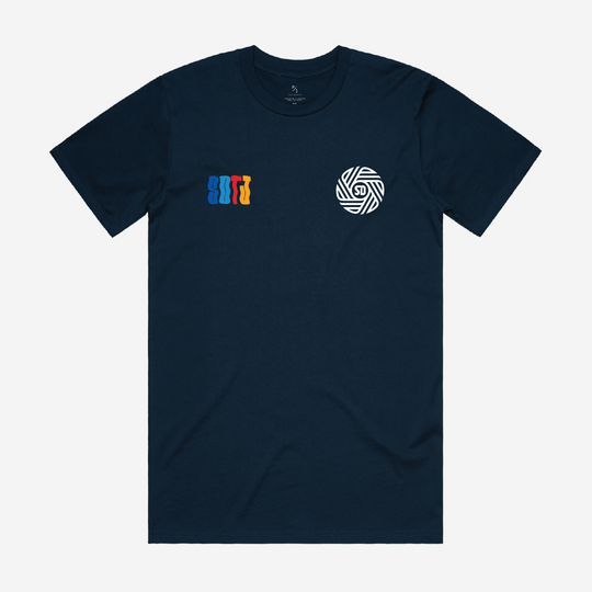 Two Cultures Navy Tee