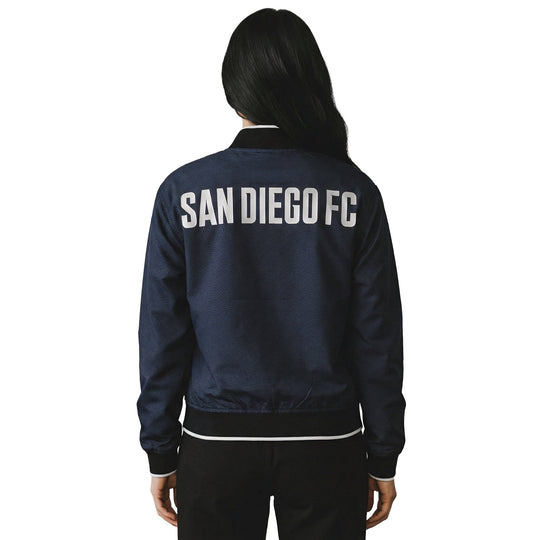 Women's Paisley Azul Flow Bomber Jacket