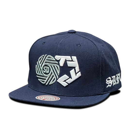 Tribal x SDFC Navy OG Snapback
