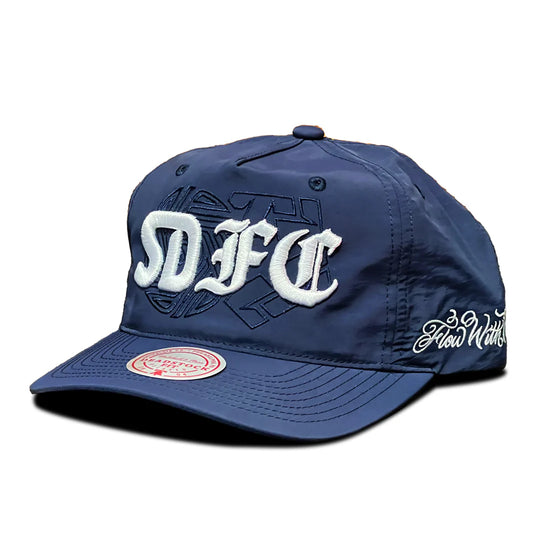 Tribal x SDFC Navy Pre Curved Snapback