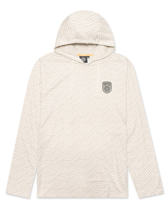 SDS Off-White Flow Pattern Hooded LS