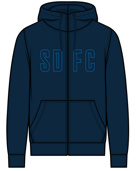 SDS Azul Zip Hoodie