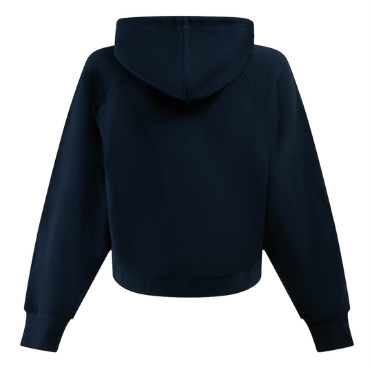 Women's Navy Crest Raglan Zip Up