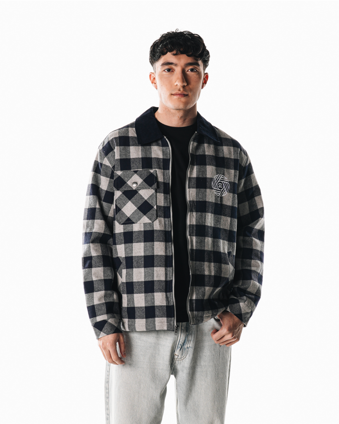 Flow Flannel Zip Up Shacket