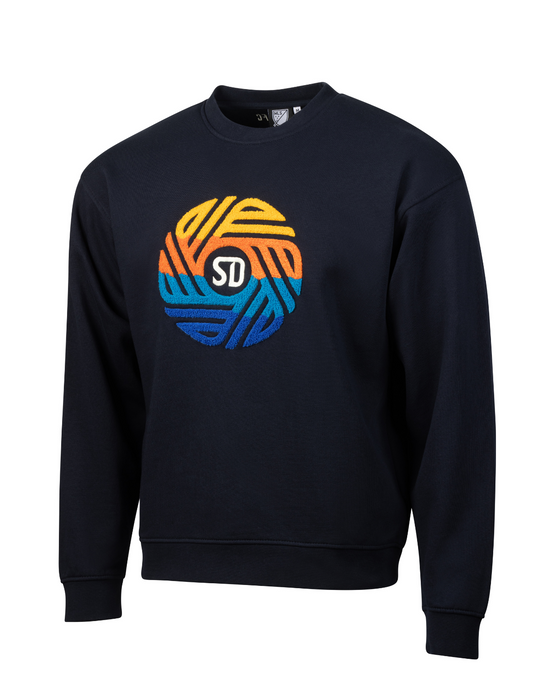 Terry Team Secondary Logo Crewneck