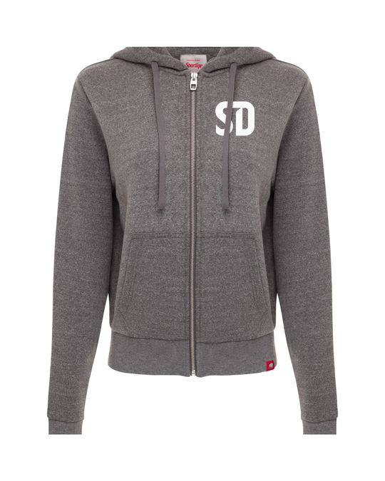 Women's Ally Zip Hoodie With SD Flow on Back