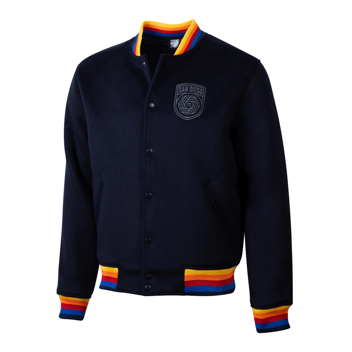 Community Collared Wool Varsity Jacket