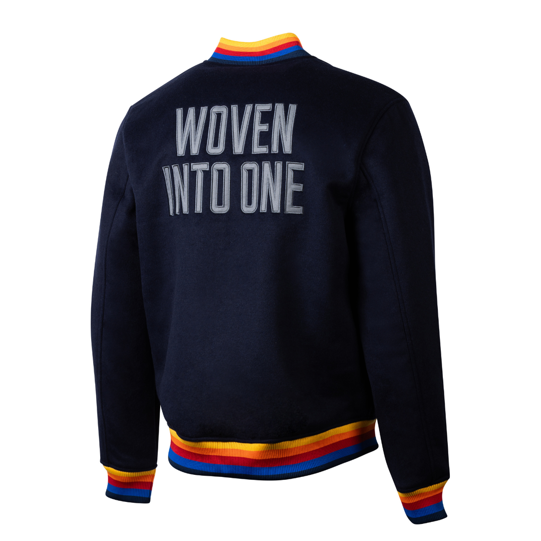 Community Collared Wool Varsity Jacket