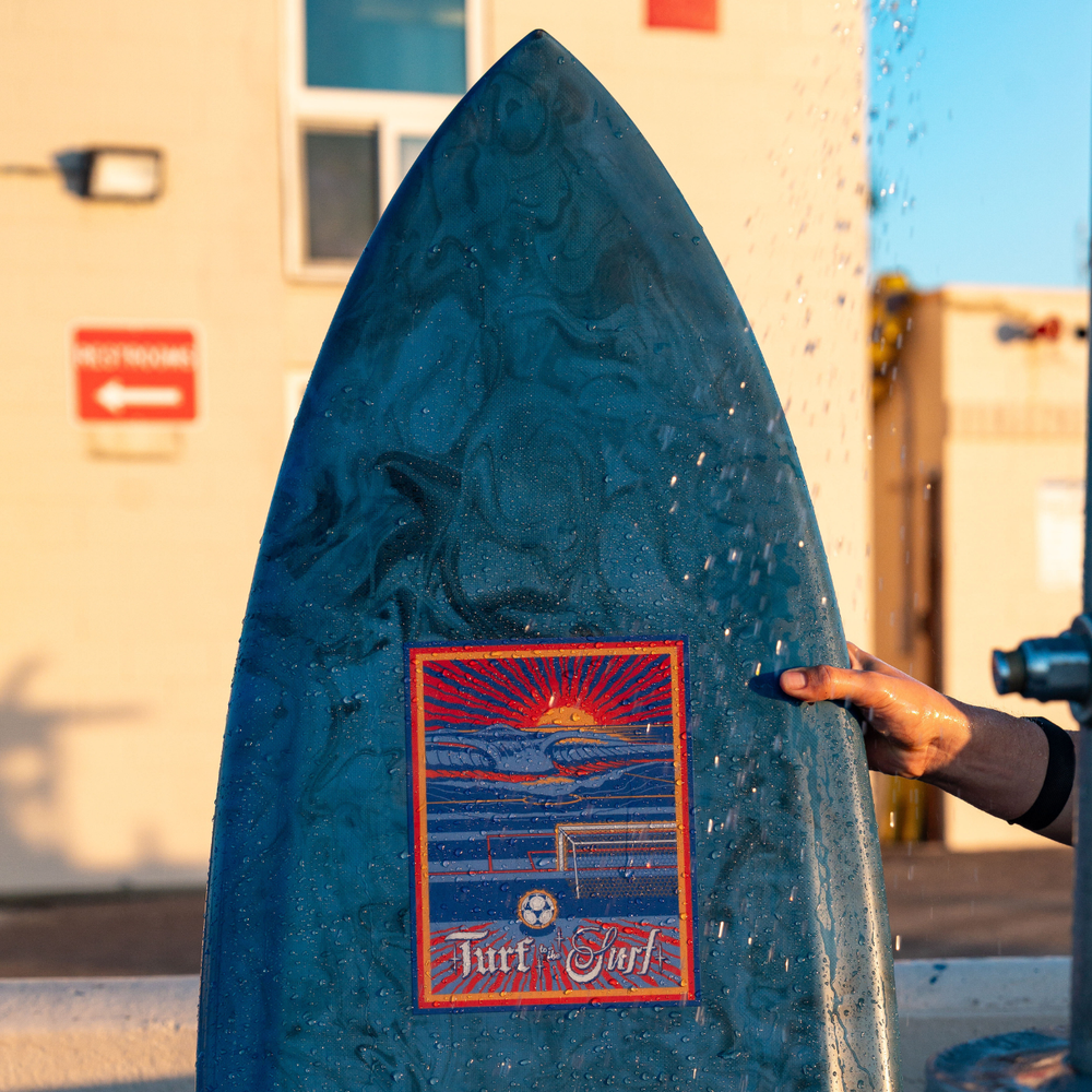 Dane Danner Custom "Turf to the Surf" Surfboard