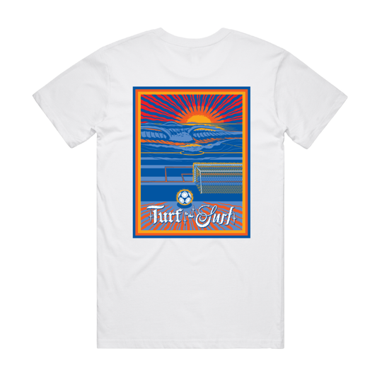 Turf to the Surf White Tee