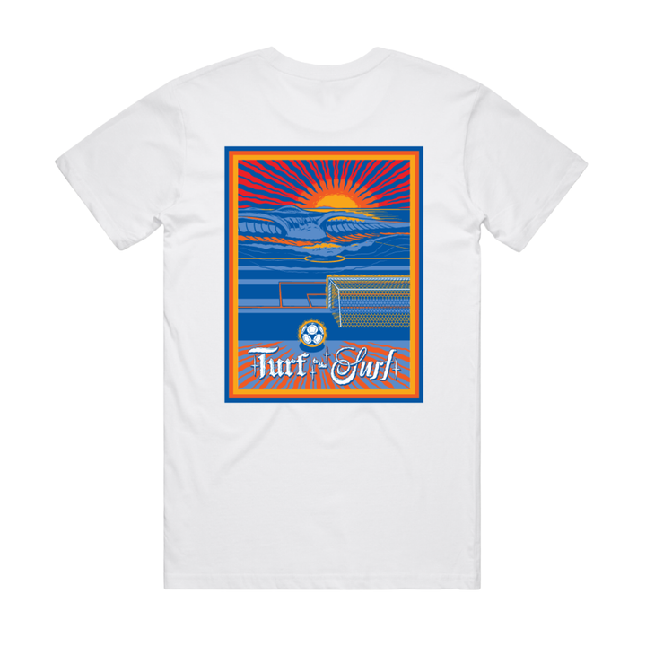 Turf to the Surf White Tee