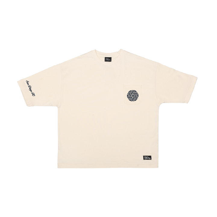 Flow Pocket Ivory T-Shirt