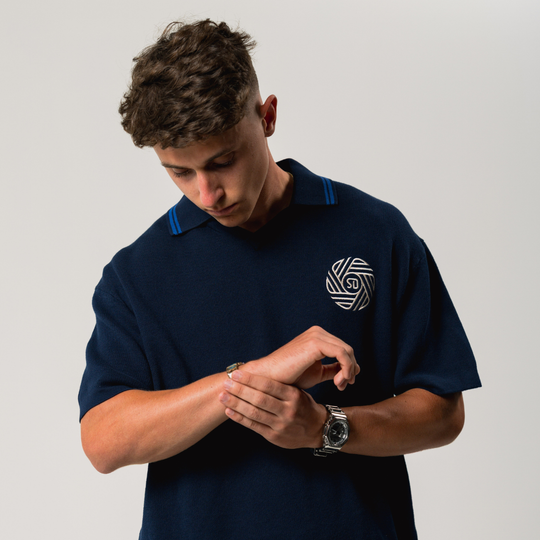 Flow Knit Navy Jersey