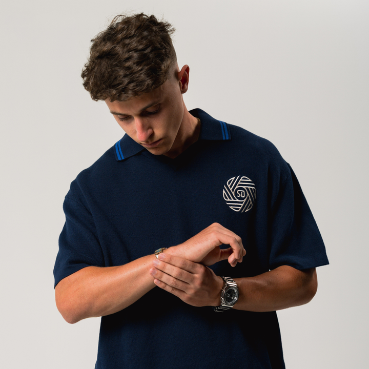 Flow Knit Navy Jersey