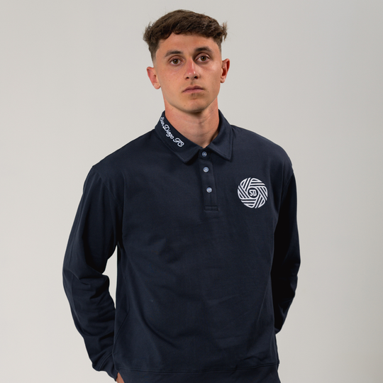 Flow Polo Navy Sweatshirt